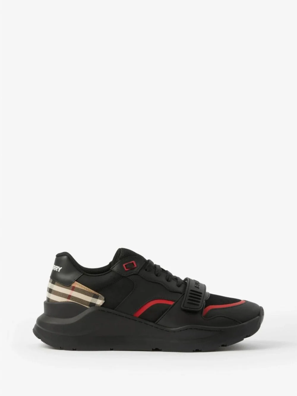 Burberry Ramsey Sneakers Black/Red - Image 2