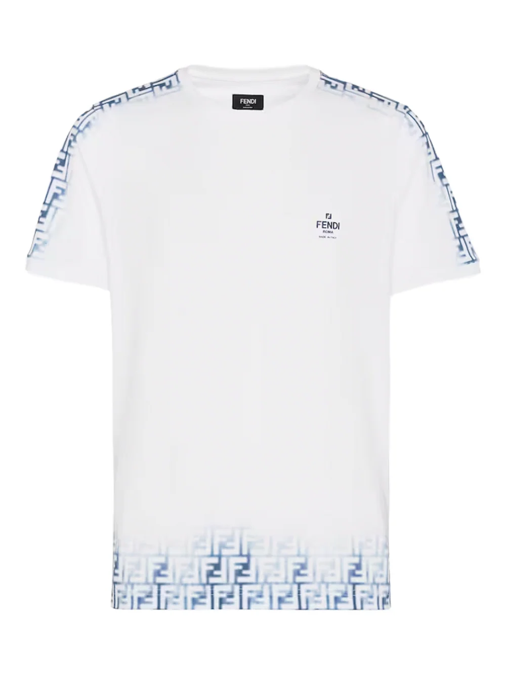 Fendi FF Monogram Faded Print Avio T-Shirt