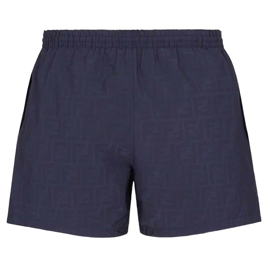 Fendi FF Water Reactive SwimShorts Navy - Image 2