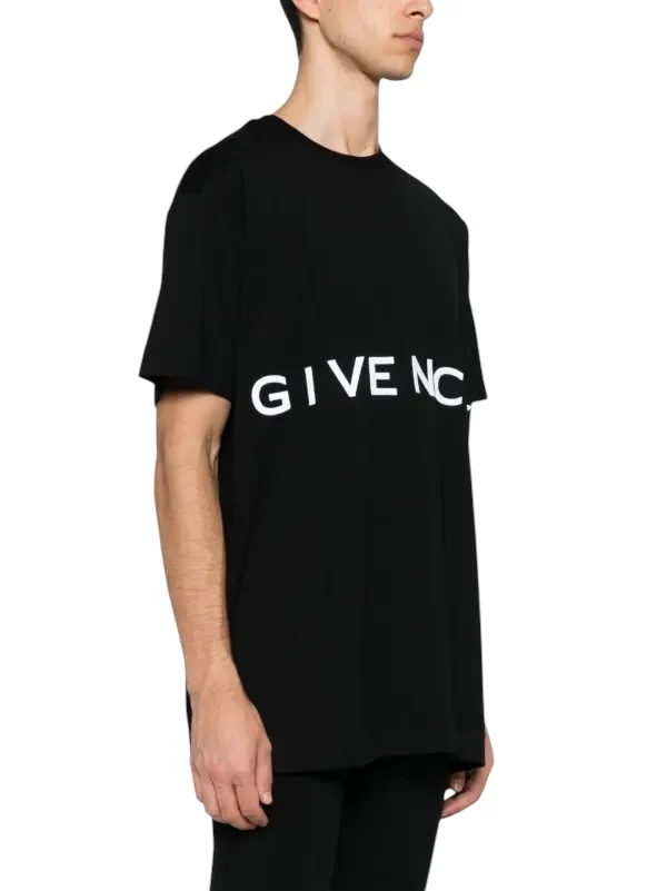 Givenchy 4g Embroidered 4G T-shirt Black Slim Fit - Image 3