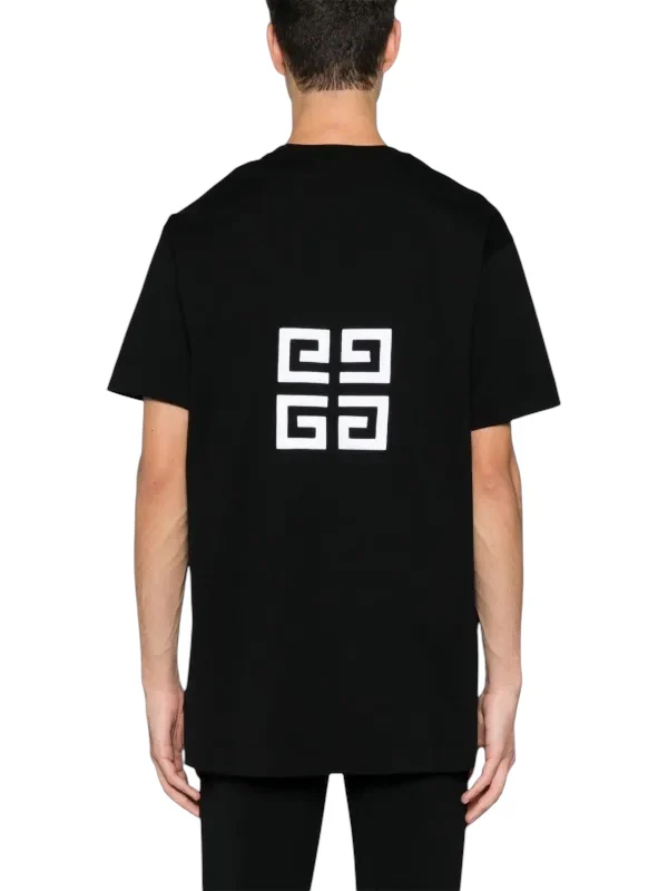 Givenchy 4g Embroidered 4G T-shirt Black Slim Fit - Image 4