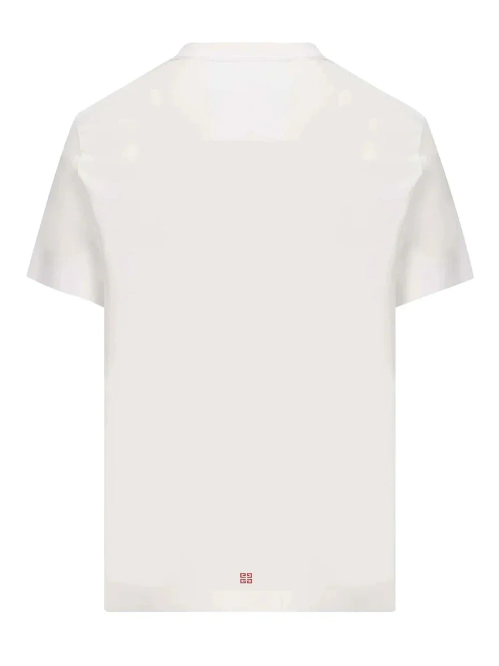 Givenchy 4G Stars Red Logo Printed T-Shirt White/Red - Image 2