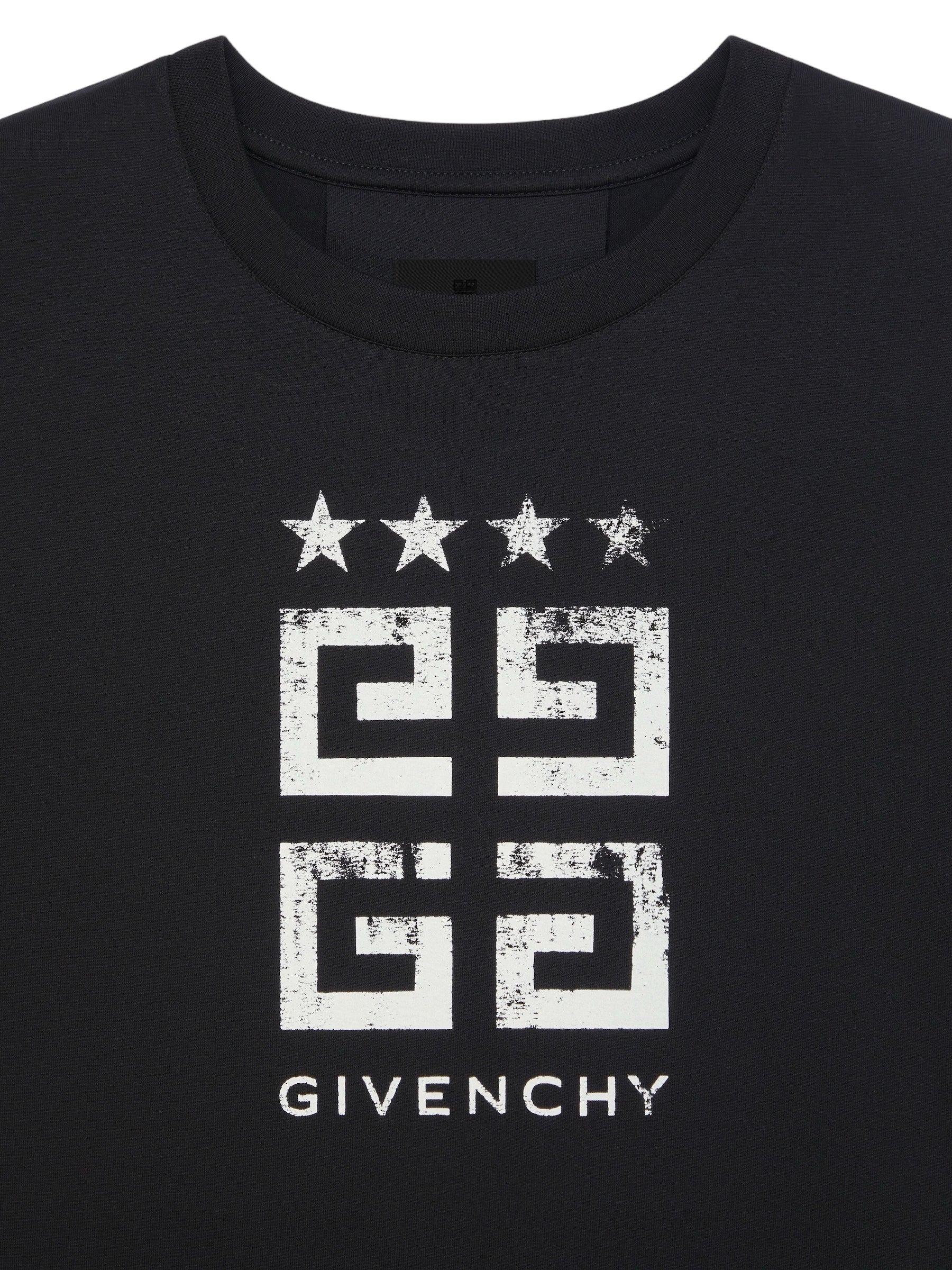 Givenchy 4G Stars T Shirt Black - Image 2