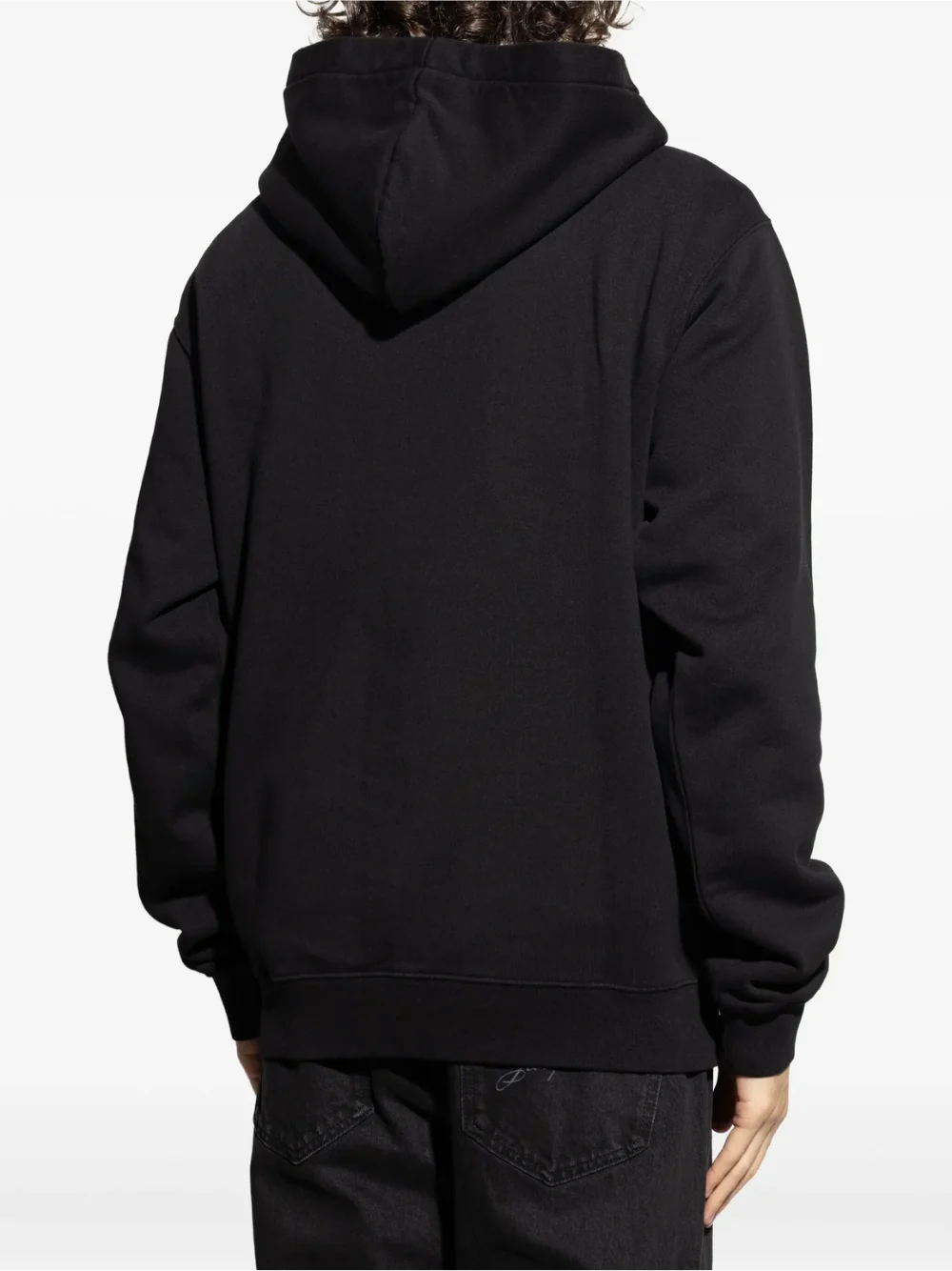 Jacquemus The Gros Grain Logo Hoodie Black - Image 3