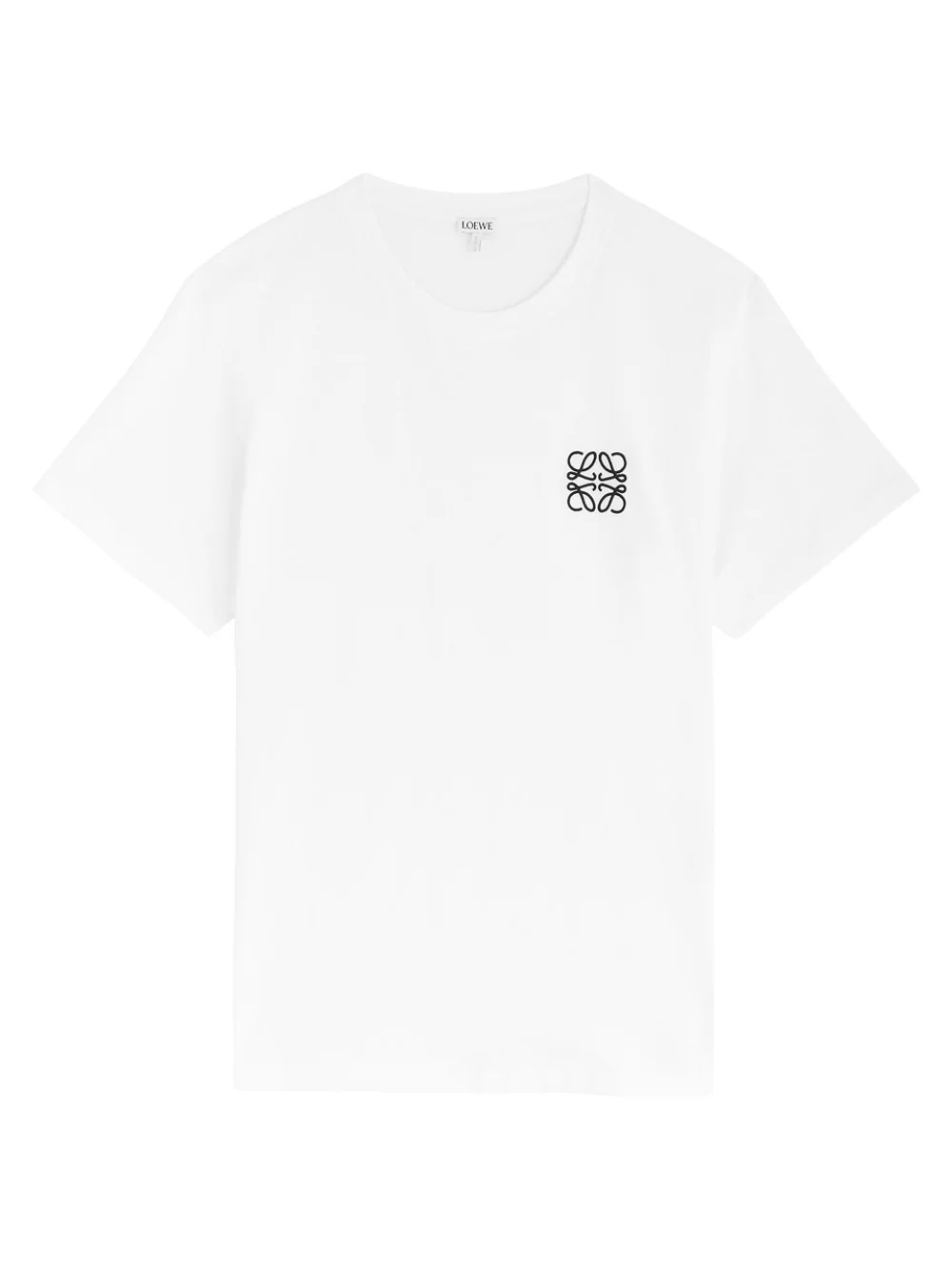 Loewe Anagram Embroidered Logo T-Shirt White