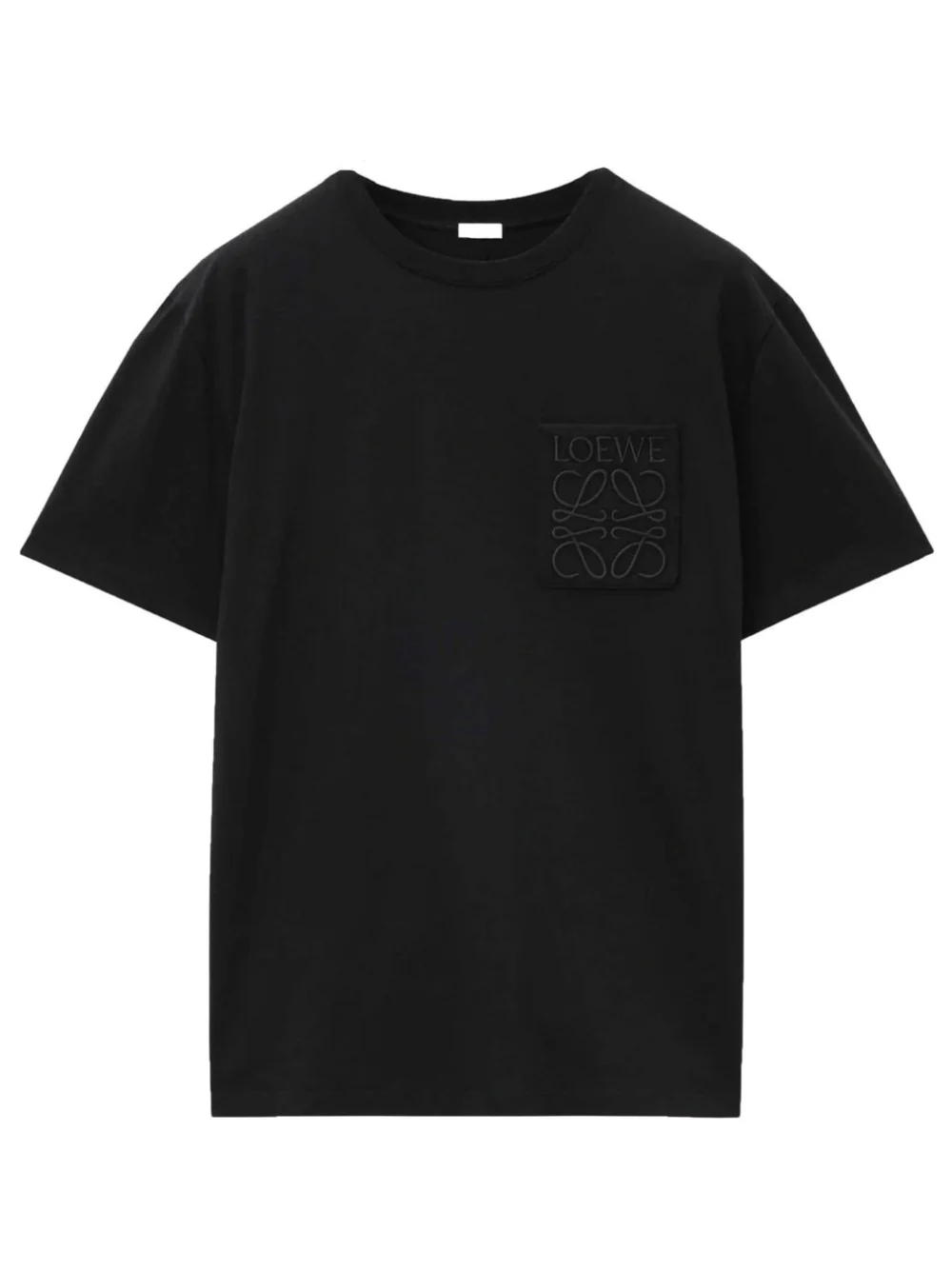 Loewe Relaxed Fit Tonal Pocket Logo T Shirt  Black