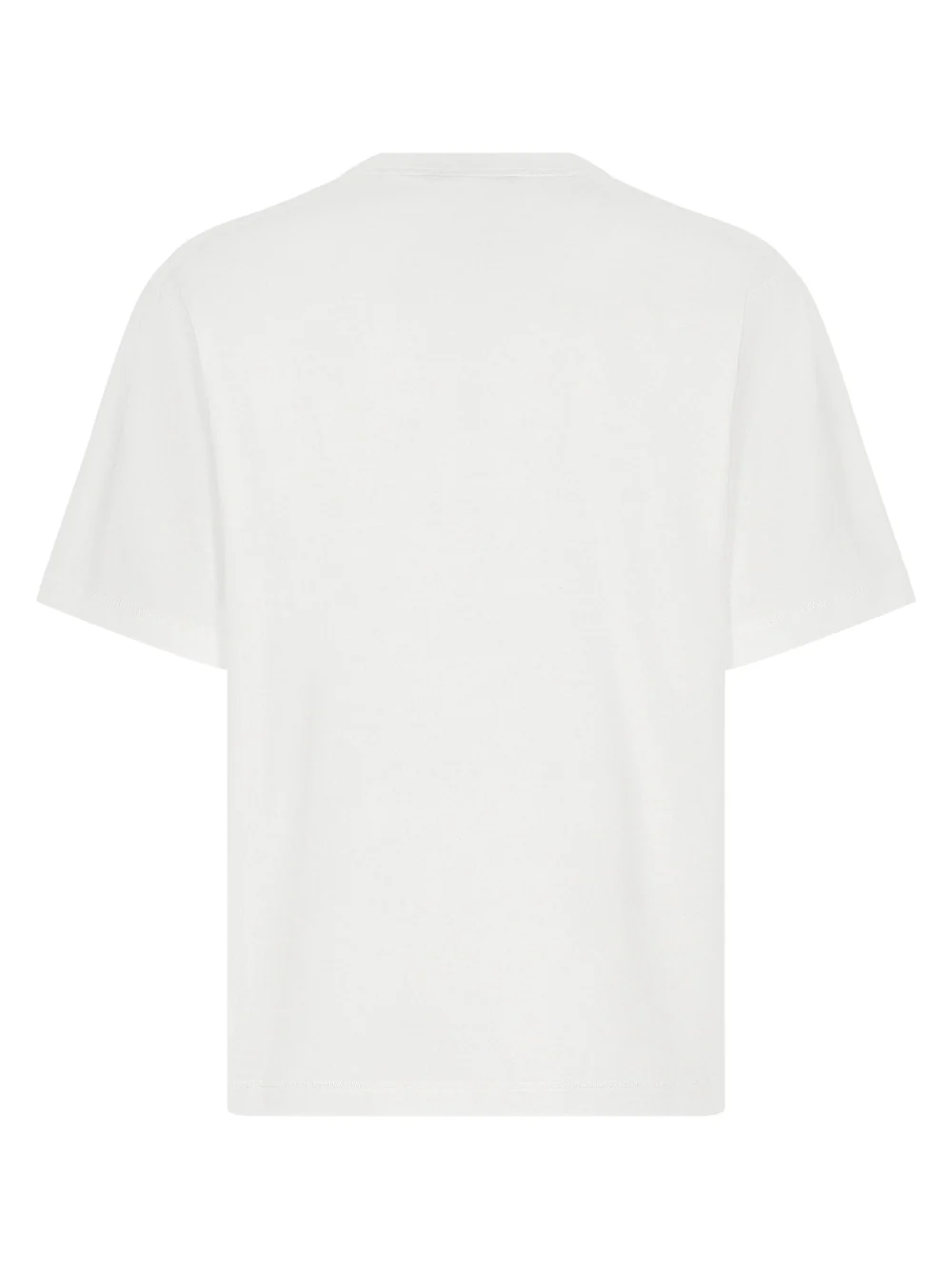 Dolce & Gabbana Cotton Embroidered Logo T Shirt White - Image 3